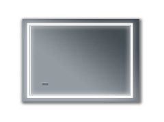 Зеркало Бриклаер Эстель-2 120 с Led подсветкой, инфракрасный выключатель, часы Зеркало Бриклаер Эстель-2 120 с Led подсветкой, инфракрасный выключатель, часы