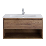 Тумба под раковину BelBagno Kraft 90 Rovere Tabacco с одним выкатным ящиком Тумба под раковину BelBagno Kraft 90 Rovere Tabacco с одним выкатным ящиком