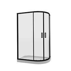 Душевое ограждение Niagara Nova NG-6821-08 BLACK 120*80*195 L/R полукруг, двери раздвижные, без поддона Душевое ограждение Niagara Nova NG-6821-08 BLACK 120*80*195 L/R полукруг, двери раздвижные, без поддона