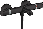 Термостат Hansgrohe Ecostat Comfort 13114670 для ванны и душа без душевых аксессуаров черный матовый Термостат Hansgrohe Ecostat Comfort 13114670 для ванны и душа без душевых аксессуаров черный матовый