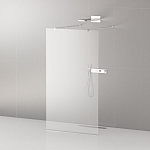 Душевая перегородка Cezares LIBERTA-L-2-80-C-Cr Walk-in 80*195 L/R с возможностью двустороннего входа без поддона Душевая перегородка Cezares LIBERTA-L-2-80-C-Cr Walk-in 80*195 L/R с возможностью двустороннего входа без поддона