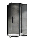 Душевой уголок ABBER Schwarzer Diamant П-образный AG30100BH-S85B-S85B 100*85*195 L/R без поддона Душевой уголок ABBER Schwarzer Diamant П-образный AG30100BH-S85B-S85B 100*85*195 L/R без поддона