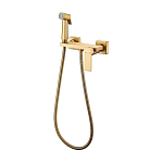 Гигиенический душ со смесителем Haiba HB5517-5 золото матовое