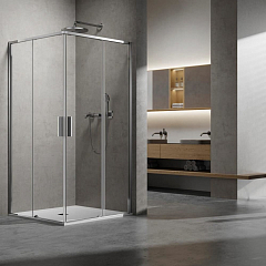 Душевой уголок Vincea Slim 8mm 100*90*200 без поддона Душевой уголок Vincea Slim 8mm 100*90*200 без поддона