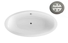 Ванна акриловая Lumina 190х95 с аудиосистемой SSA и каркасом