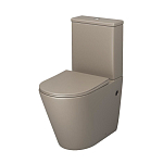 Унитаз-компакт Grossman Color GR-4480BRLMS 36,5*62 светло-коричневый матовый безободковый с крышкой-сиденьем микролифт Унитаз-компакт Grossman Color GR-4480BRLMS 36,5*62 светло-коричневый матовый безободковый с крышкой-сиденьем микролифт