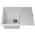 Кухонная мойка Uperwood Quartz UPD-03 65х51 белая матовая