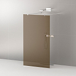 Душевая перегородка Cezares LIBERTA-L-2-110-120-BR-Cr Walk-in 110*120*195 L/R с возможностью двустороннего входа, стекло бронза, профиль хром без поддона Душевая перегородка Cezares LIBERTA-L-2-110-120-BR-Cr Walk-in 110*120*195 L/R с возможностью двустороннего входа, стекло бронза, профиль хром без поддона