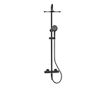 Душевая стойка Bronze DE Luxe Scandi 11060B с термостатом черная матовая Душевая стойка Bronze DE Luxe Scandi 11060B с термостатом черная матовая