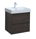 Тумба под раковину Aquanet Nova Lite 60 дуб черный (2 ящика) Тумба под раковину Aquanet Nova Lite 60 дуб черный (2 ящика)