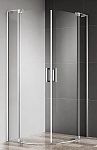Душевой уголок Cezares SLIDER-R-2-80/90-C-Cr 80/90*80/90*195 профиль хром стекло прозрачное без поддона Душевой уголок Cezares SLIDER-R-2-80/90-C-Cr 80/90*80/90*195 профиль хром стекло прозрачное без поддона