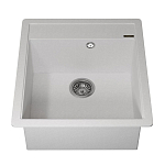 Кухонная мойка Uperwood Quartz UPD-07 46х51 белая матовая Кухонная мойка Uperwood Quartz UPD-07 46х51 белая матовая