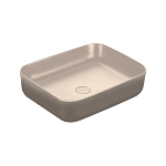 Накладная раковина Vincea VBS-105MC 50*39 капучино матовый Накладная раковина Vincea VBS-105MC 50*39 капучино матовый
