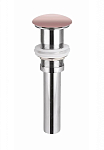 Донный клапан для раковины Ceramicanova CN2000MP click-clack без перелива розовый матовый Донный клапан для раковины Ceramicanova CN2000MP click-clack без перелива розовый матовый