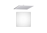 Верхний душ Aquatek AQ2076CR квадратный 250*250*70мм