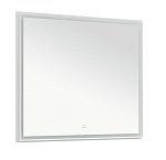 Зеркало Aquanet Nova Lite 90 белый глянец с Led подсветкой Зеркало Aquanet Nova Lite 90 белый глянец с Led подсветкой