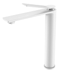 Смеситель Vincea Verse VBF-2VE2MW для раковины белый матовый Смеситель Vincea Verse VBF-2VE2MW для раковины белый матовый