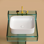 Накладная раковина Ceramicanova Element 50,5*38 белая матовая Накладная раковина Ceramicanova Element 50,5*38 белая матовая