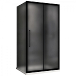 Душевой уголок ABBER Schwarzer Diamant AG30150BMH-S80BM 150*80*195 L/R без поддона